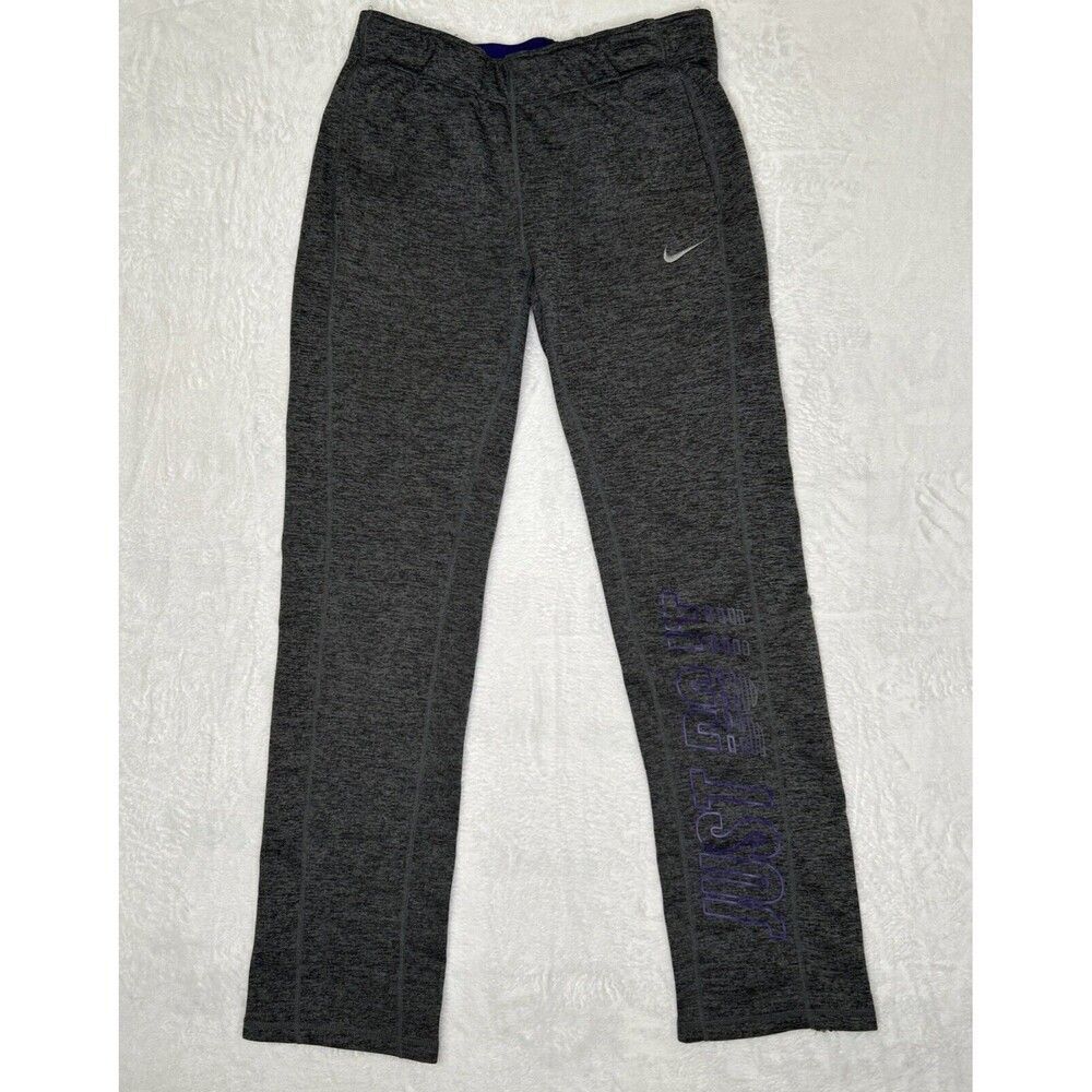 Nike Therma Fit Sweatpants Small Gray Fleece Lined Joggers Athletic